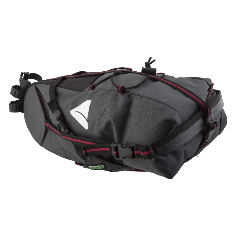 Axiom Seymour Oceanweave 13+ Seatpack Bag Velcro Straps 18.1x 8.3x6.7” 811 c.i. Black