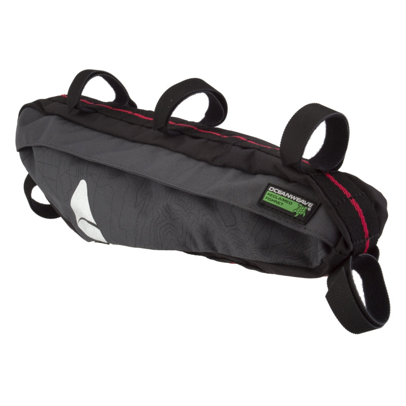 Axiom Seymour Oceanweave Framepack Bag P2.5 Velcro Straps 16.5x3.9x2.4” 153 c.i. Grey/Black