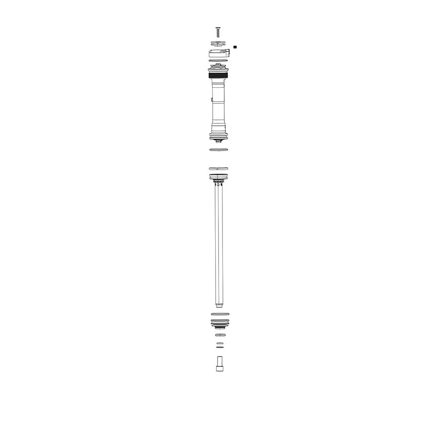 RockShox Compression Damper - Remote Turnkey Motion Control 17mm POPLOC Pre-2013 PUSHLOC 35 SILVER A1 35 SILVER A1