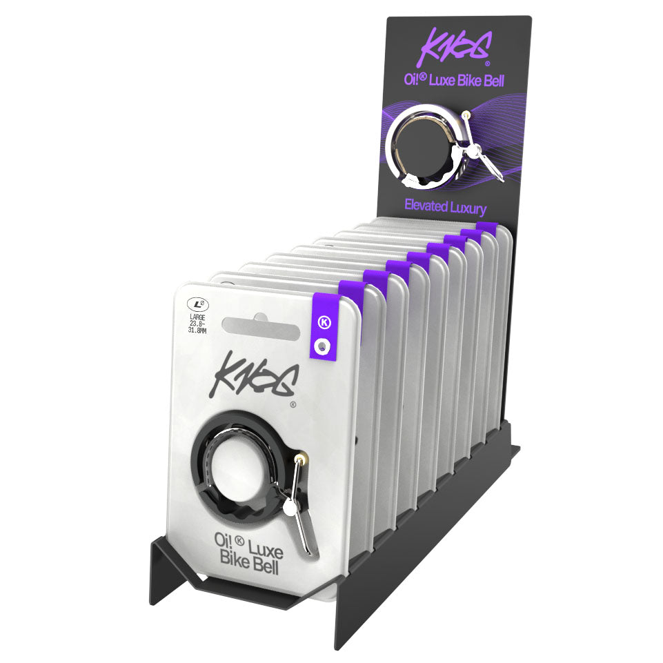 Knog Oi Luxe Bell Large Mixed Colors 10/Count POP