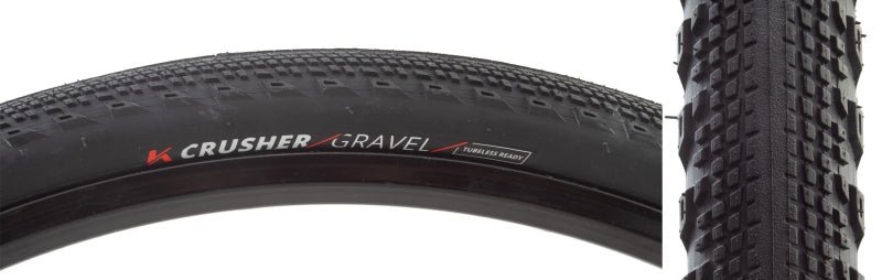 Kenda Crusher Tire - 700 x 45 Tubeless Folding BLK Adventure Tough K-Series