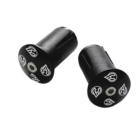 Cinelli Expander Alloy End Plugs Ano Black Pair