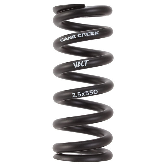 Cane Creek VALT Lightweight Steel Spring Coil Shock 2.50"/63mm x 550lbs BLKĀ
