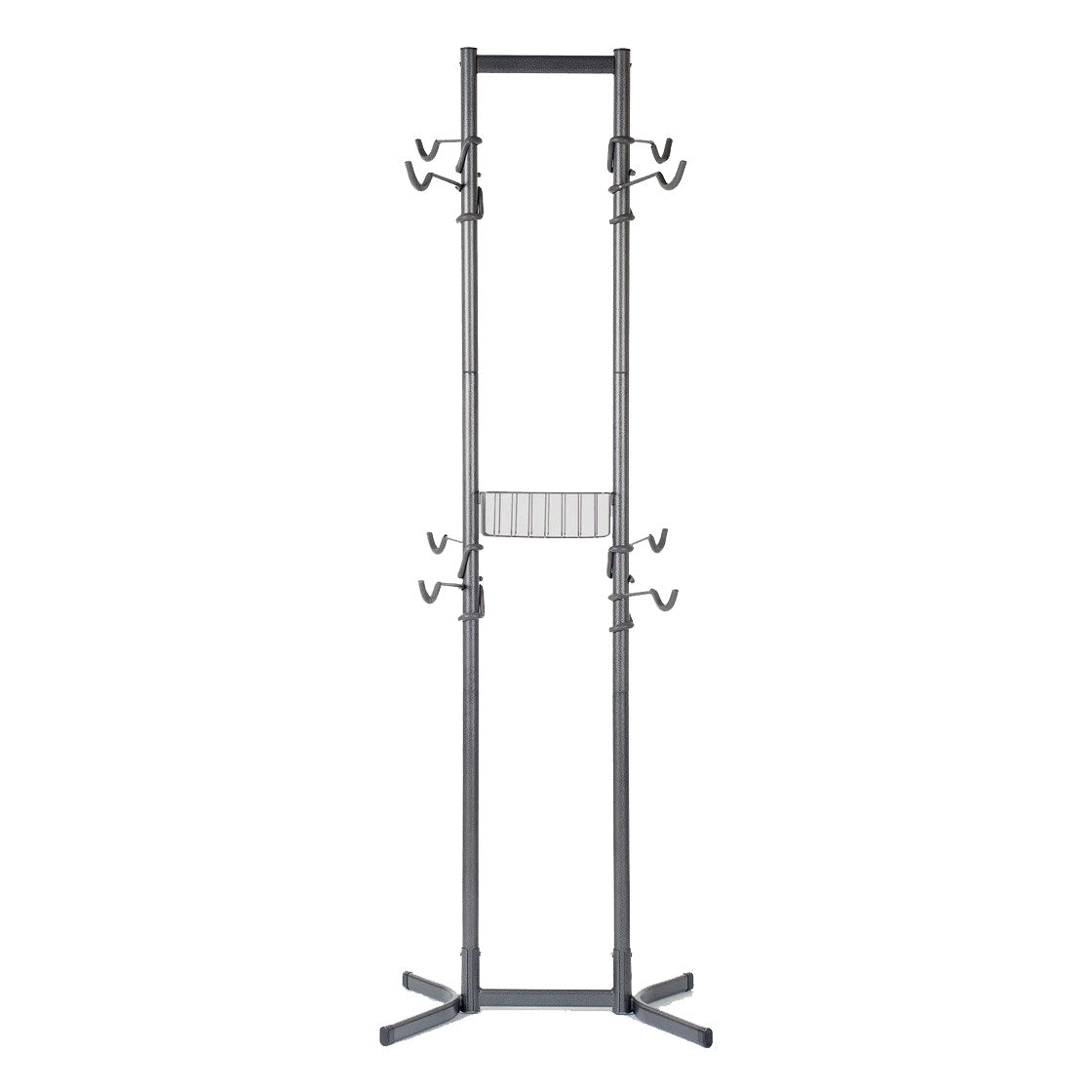 Delta 4-Bike Free Standing Rack With Basket