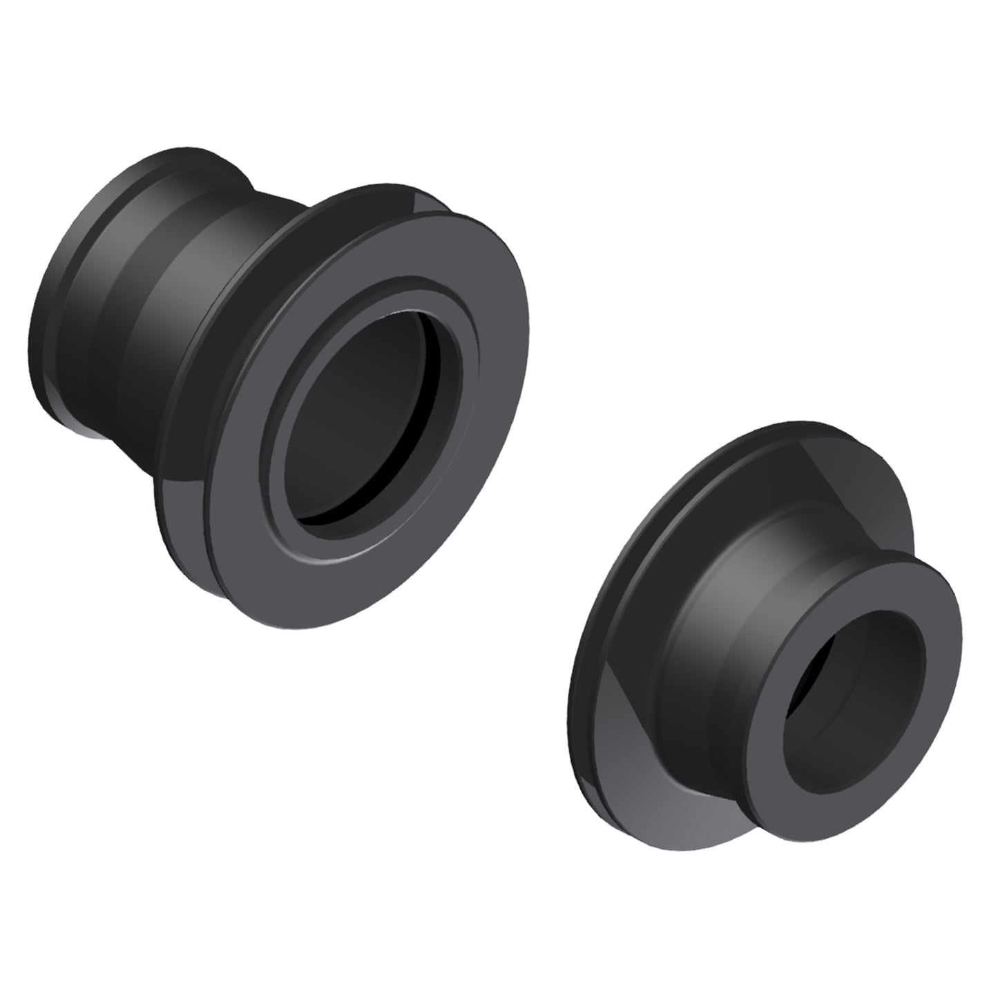 DT Swiss Front Axle Conversion Kit - 12 mm Thru axle Press fit Black
