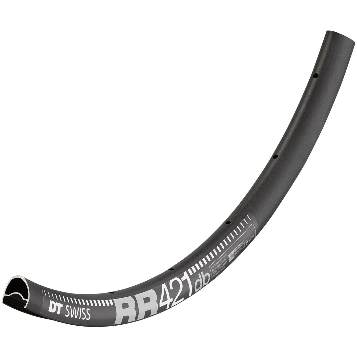 DT Swiss RR 421 Rim - 700 Disc Black 32H Asymmetric