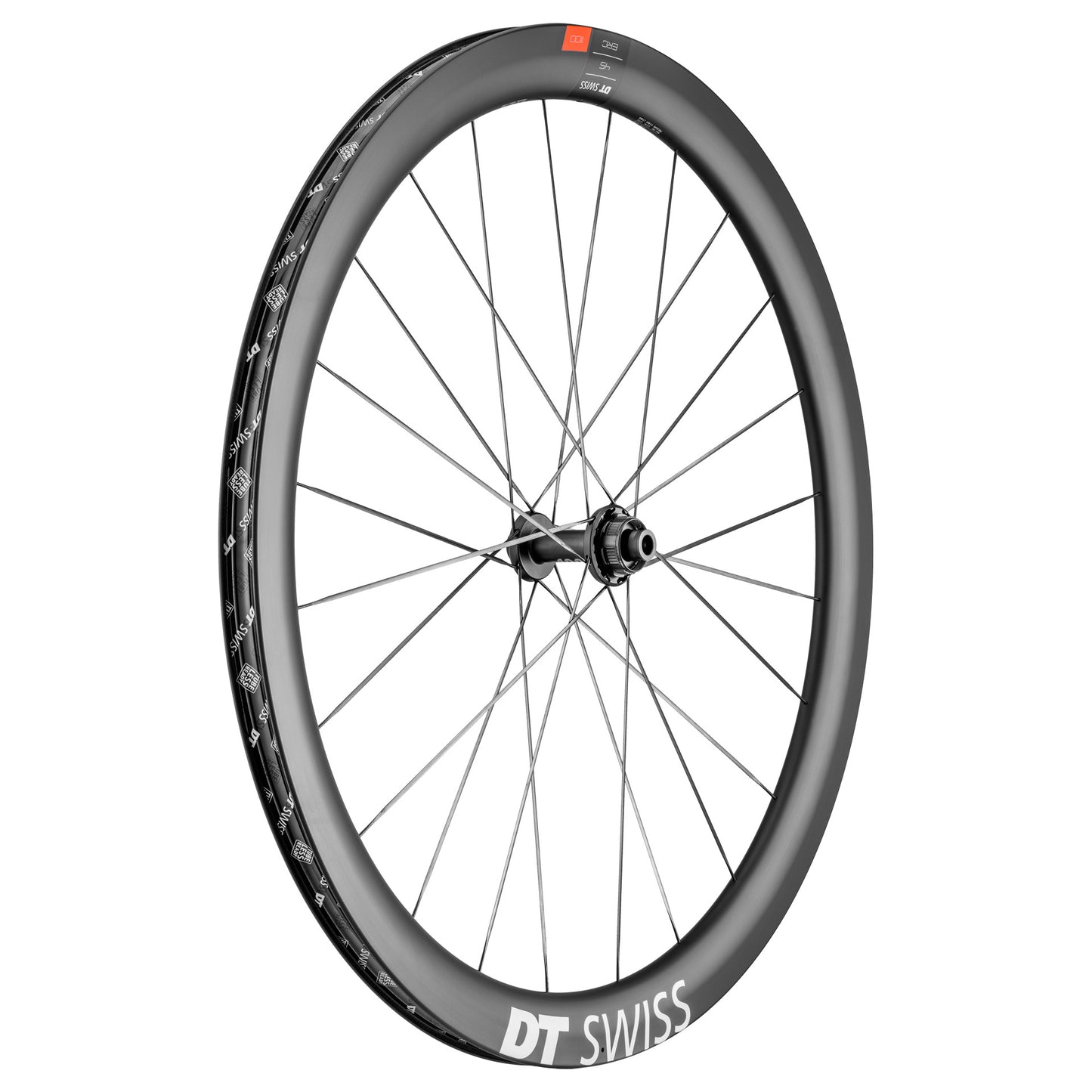 DT Swiss ERC 1100 DiCut 45 Front Wheel - 700c 12 x 100mm Center-Lock Black
