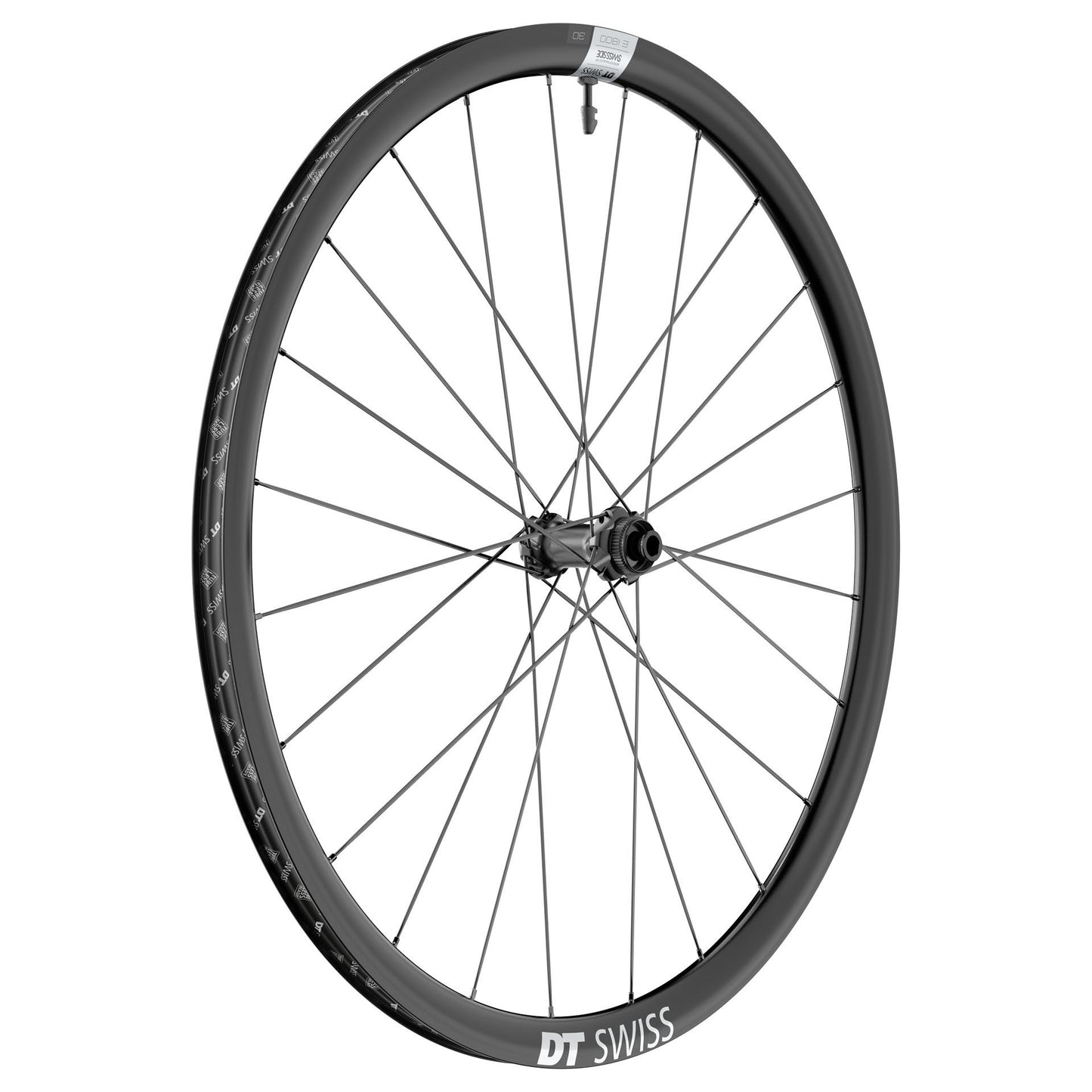 DT Swiss E 1800 Spline 30 Front Wheel - 700 12 x 100mm Center-Lock Black