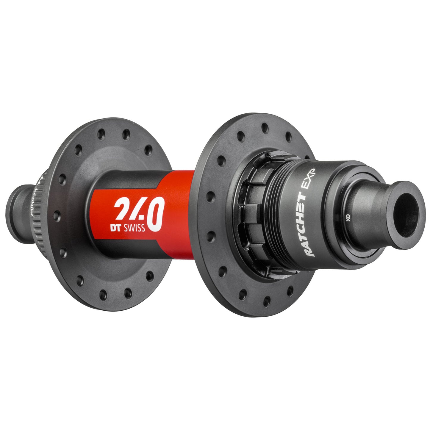 DT Swiss 240 EXP Rear Hub - 12 x 148mm Center-Lock XD Black/Red 28H 36pt