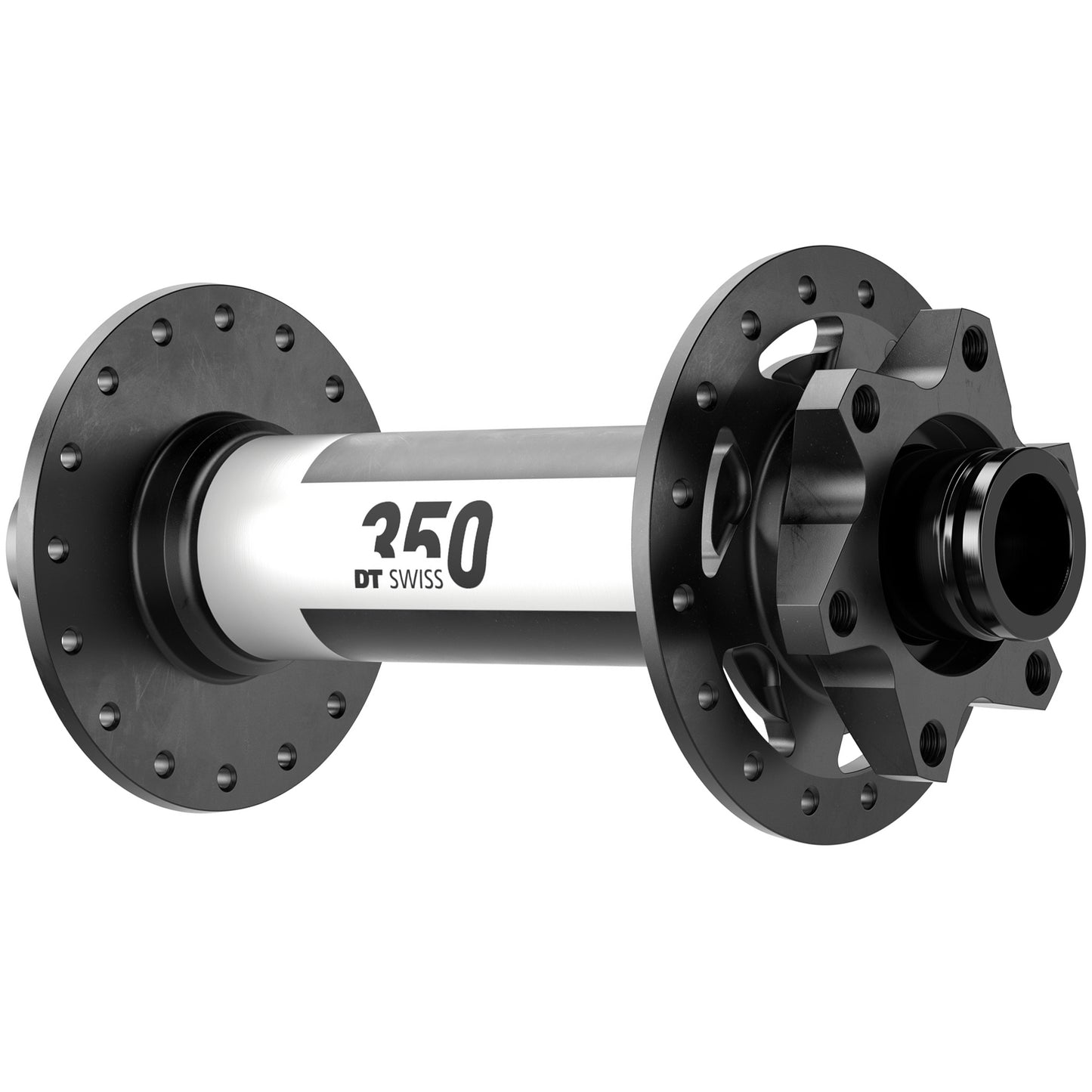 DT Swiss 350 Front Hub - 15 x 150mm 6-Bolt Black 32H