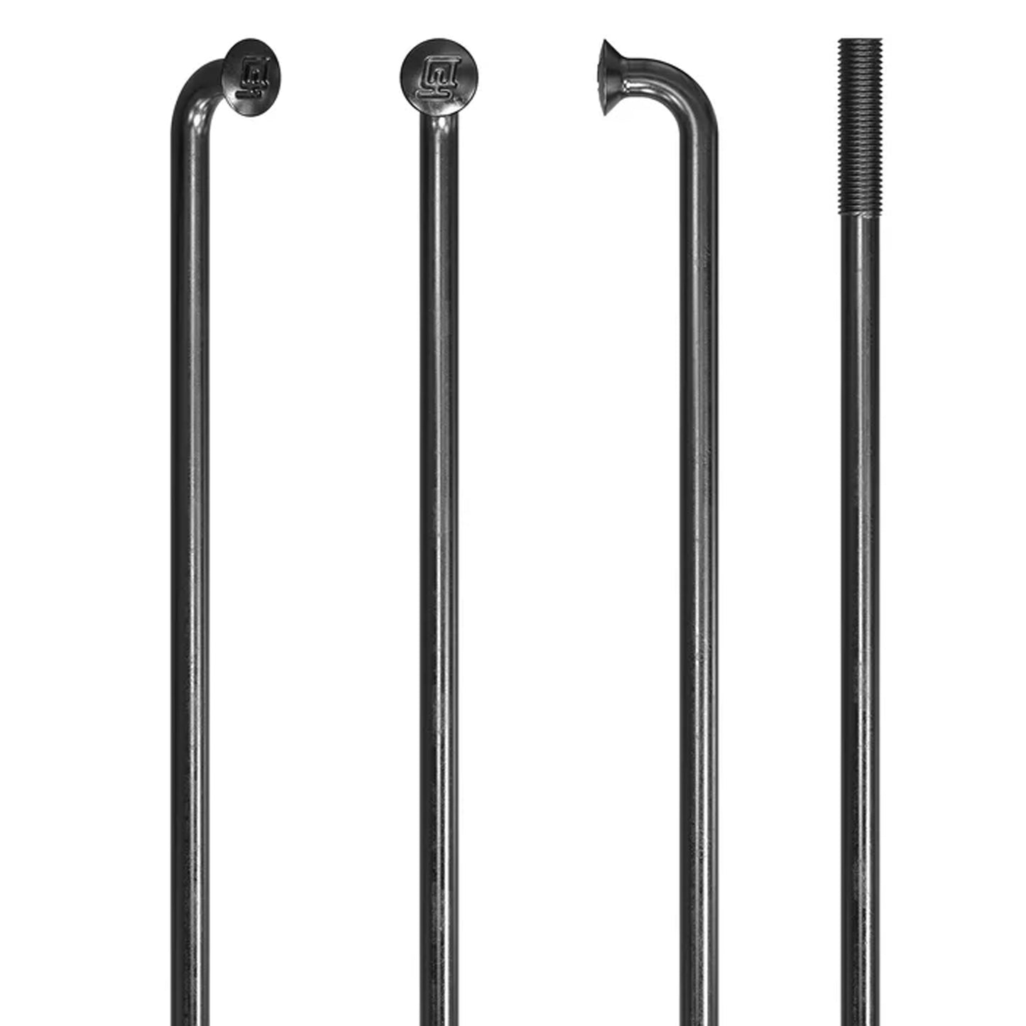 DT Swiss Champion Spoke: 2.0mm 290mm J-bend Black Box of 100