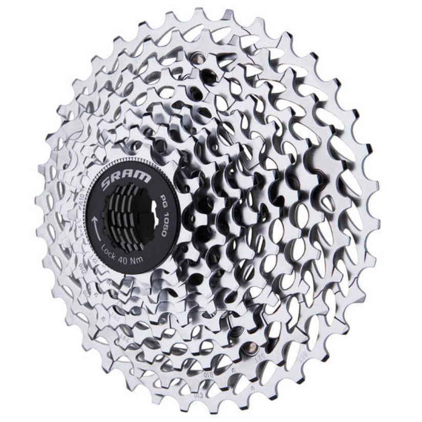 SRAM PG-1050 Cassette - 10 Speed 11-36t Silver