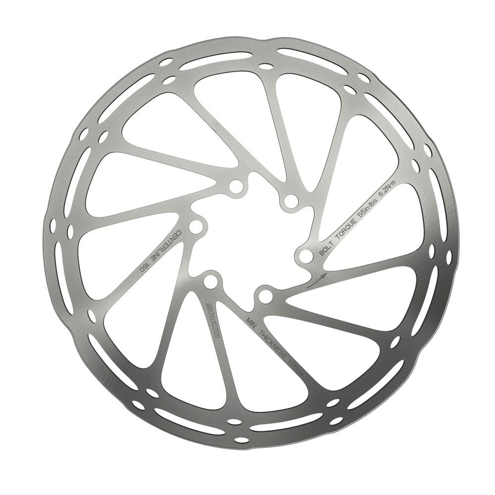 SRAM CenterLine Disc Brake Rotor - 160mm 6-Bolt 1.85mm