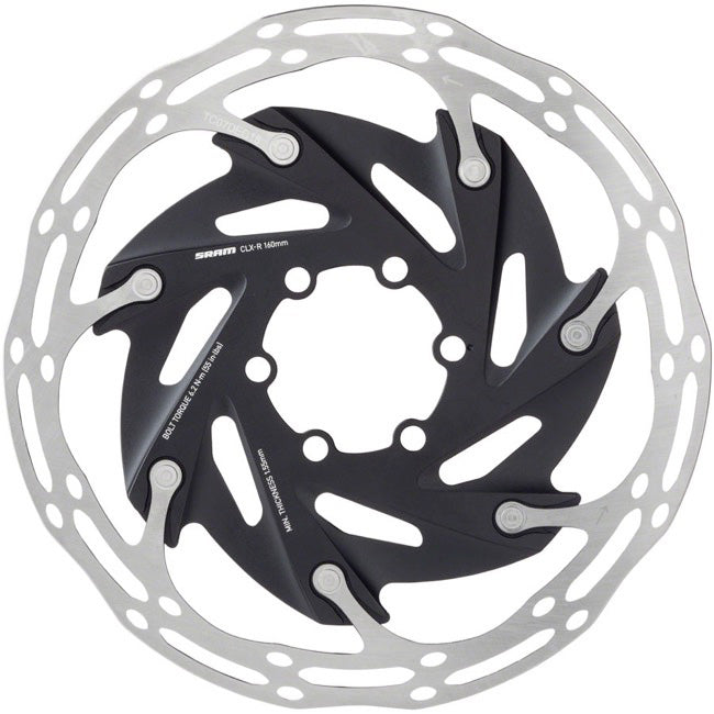 SRAM CenterLine XR Disc Brake Rotor - 160mm 6-Bolt Silver/Black