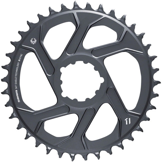 SRAM 30T X-Sync 2 Direct Mount Eagle Chainring 3mm Boost Offset Lunar Gray