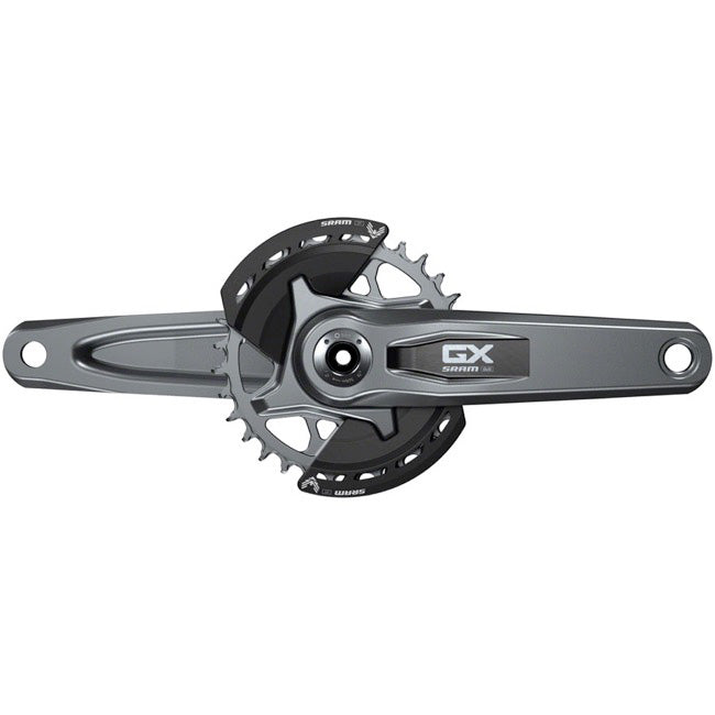 SRAM GX Eagle T-Type Wide Crankset - 165mm 12-Speed 32t Chainring Direct Mount 2-Guards DUB Spindle Interface Dark Polar