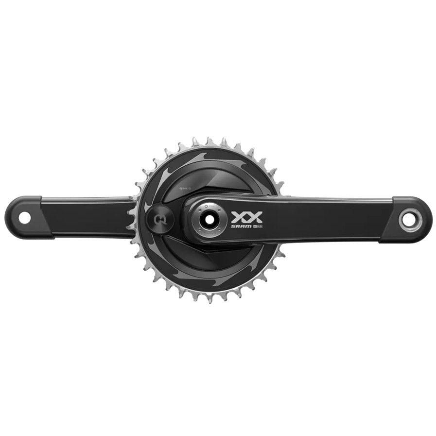 SRAM XX SL Eagle T-Type AXS Power Meter Crankset - 175mm 12-Speed 34t Chainring DM Thread Mount DUB Spindle Interface BLK
