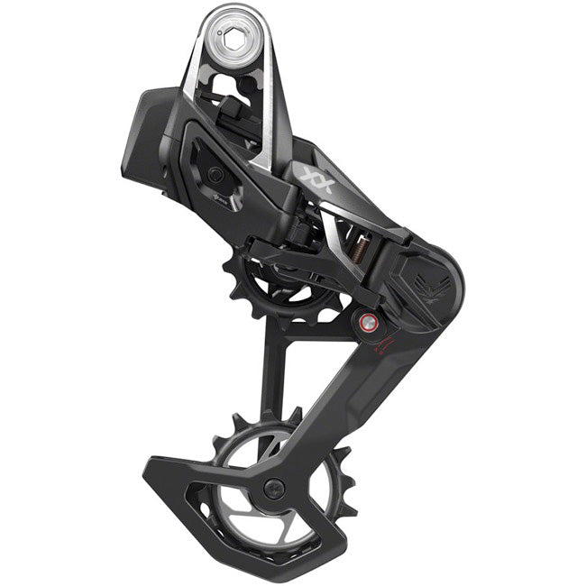 SRAM XX SL Eagle T-Type AXS Rear Derailleur - 12-Speed 52t Max Battery Not Included UDH Hangerless Carbon Cage BLK/Silver