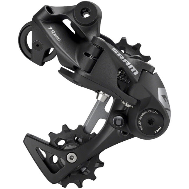 SRAM GX DH Rear Derailleur - 7-Speed Medium Cage Black with Clutch A3