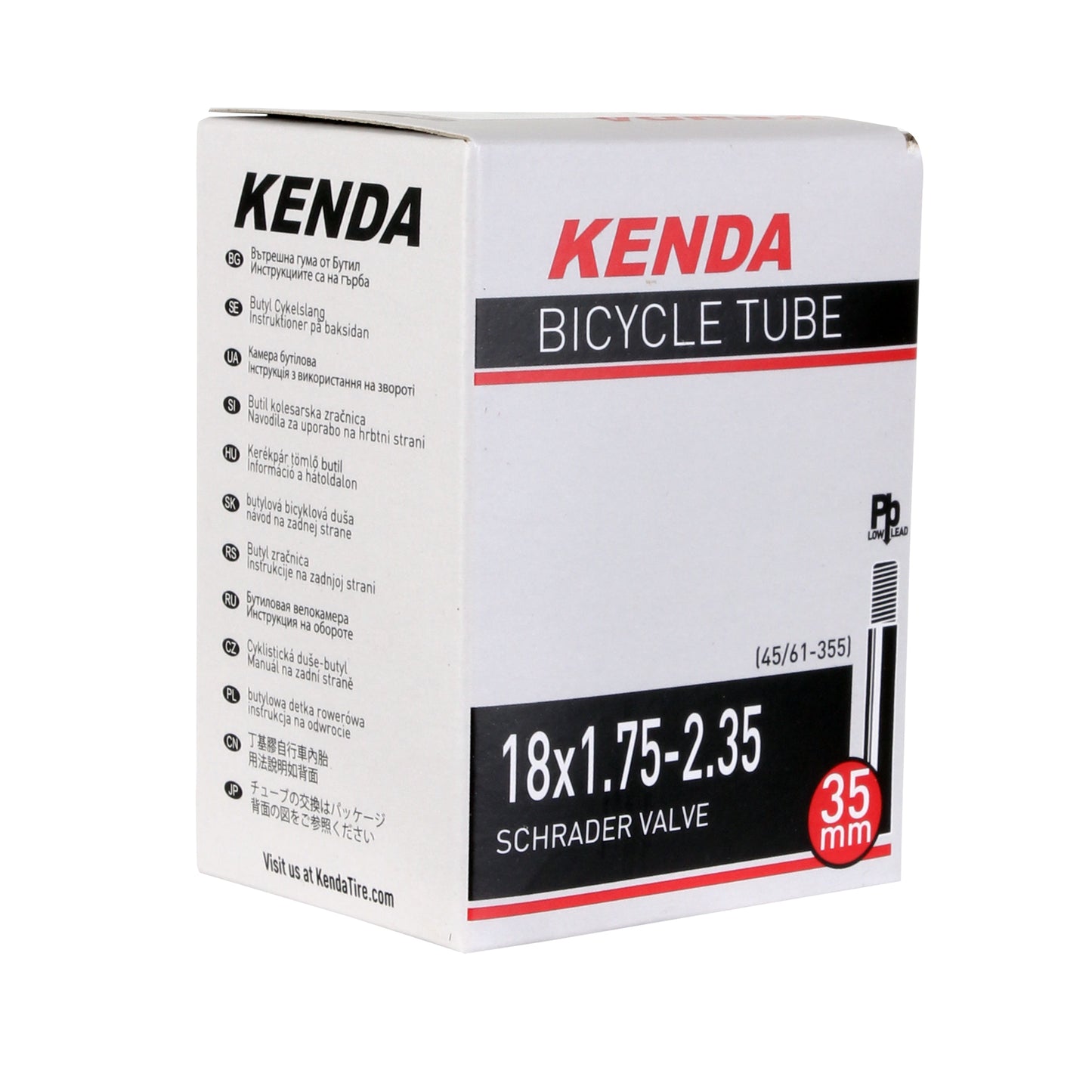 Kenda Butyl-LL Tube 18 x 1.75-2.35" SV Each