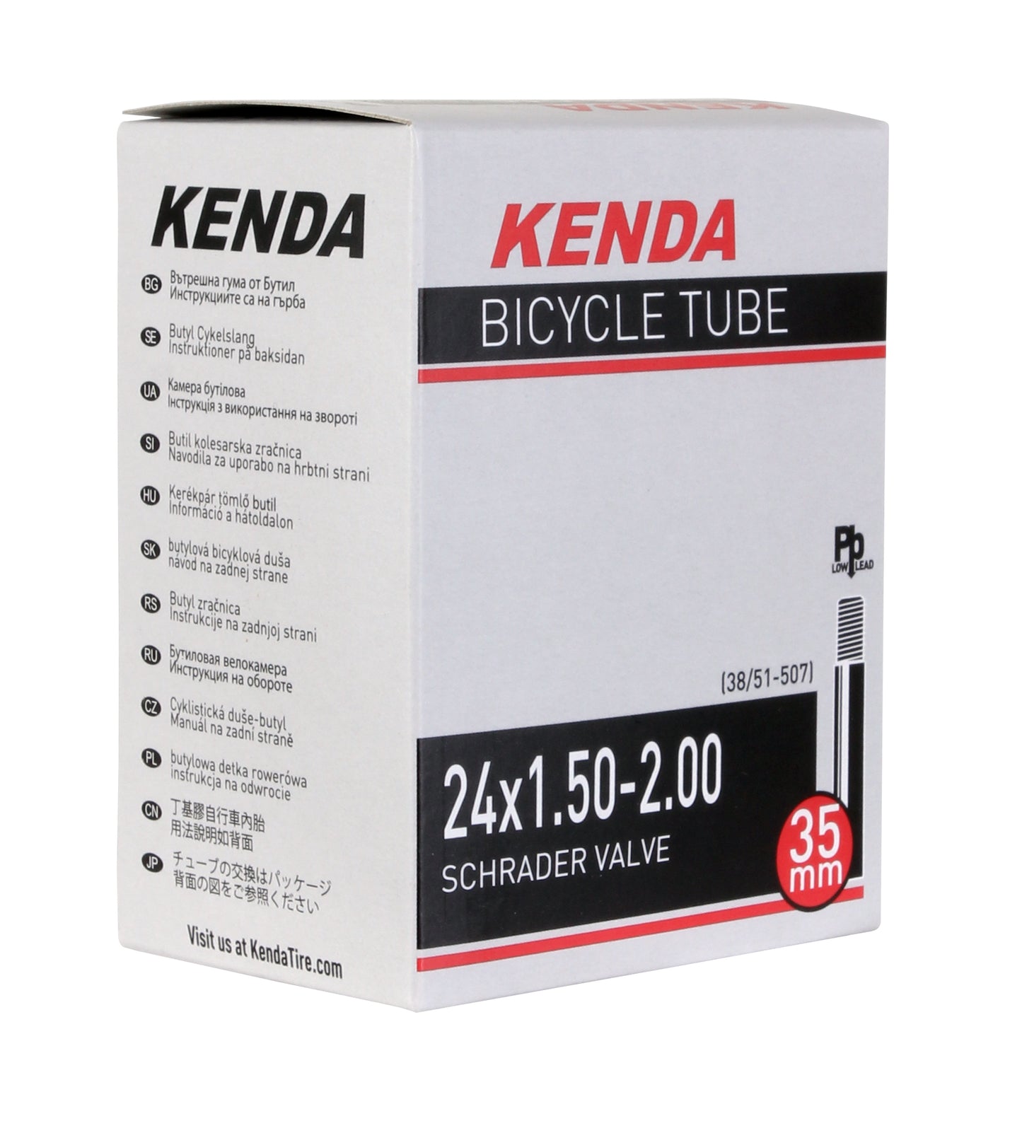 Kenda Butyl-LL Tube 24 x 1.5-2.0" SV Each