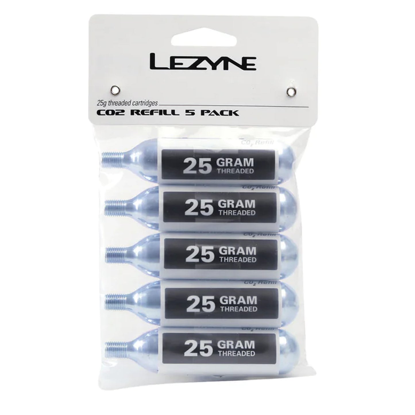 Lezyne 25g CO2 Cartridge Pack of 5