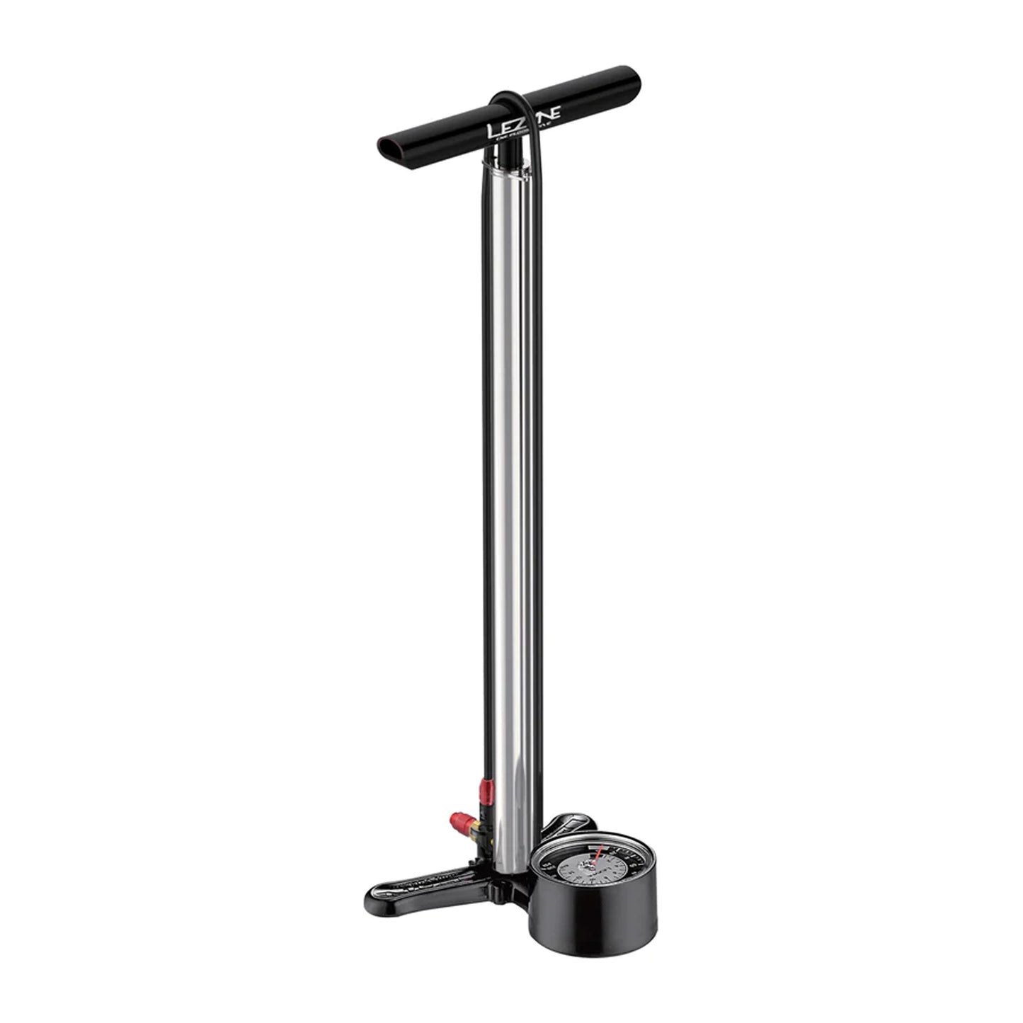 Lezyne CNC Floor Drive Pump: Silver