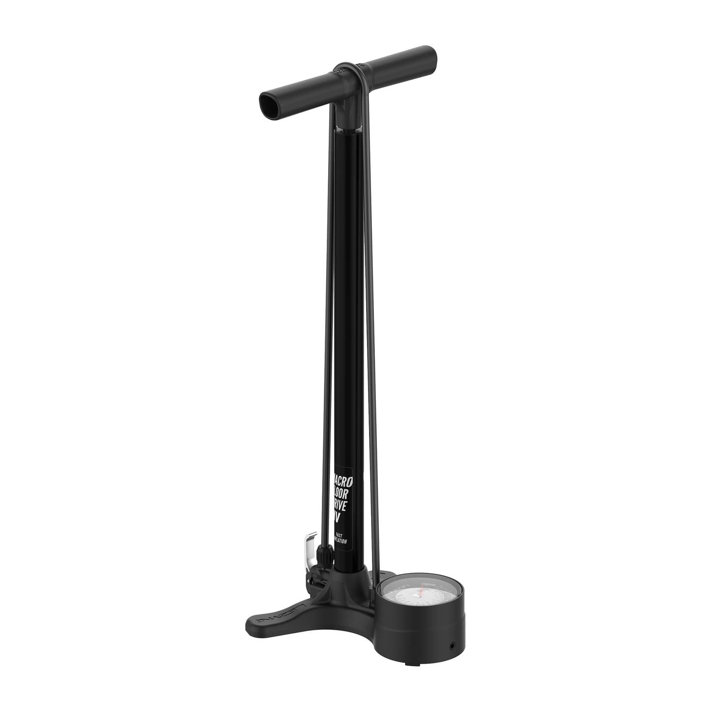 Lezyne Macro HV Floor Drive Pump - ABS Flat Black