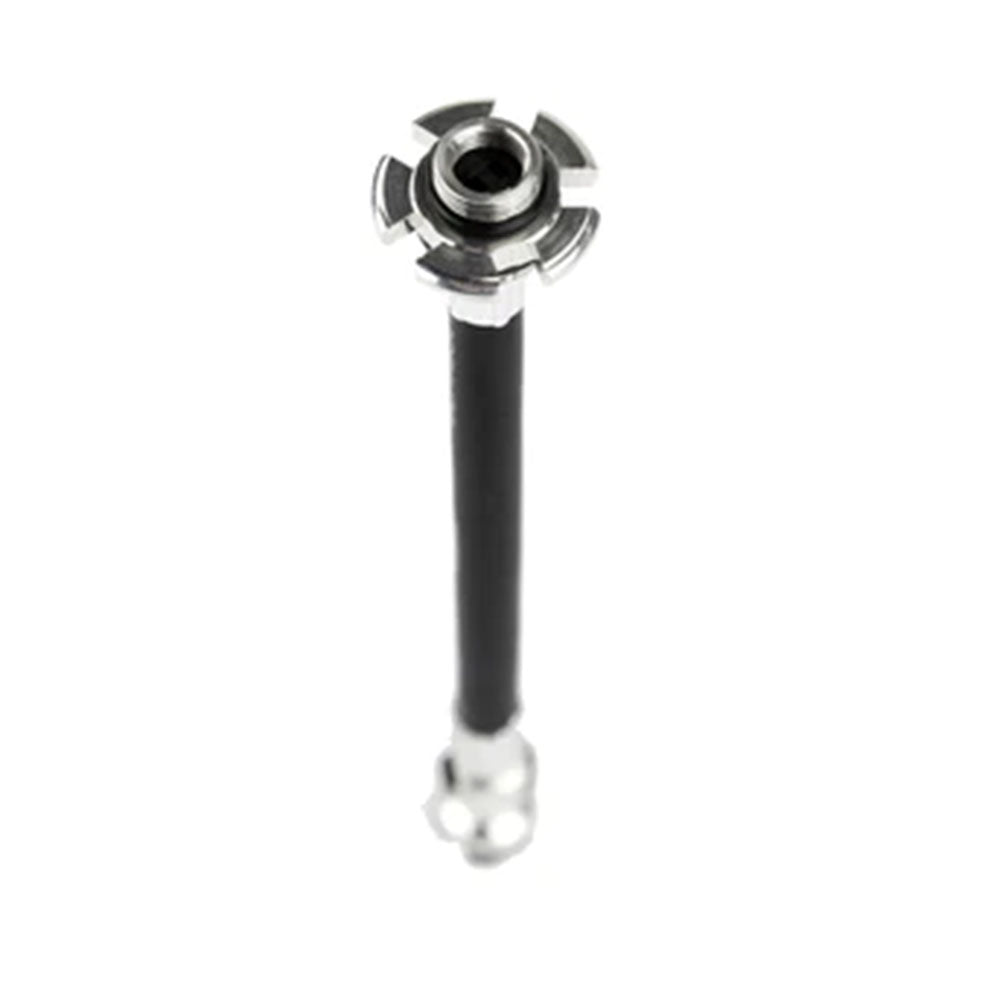 Lezyne ABS Pressure Drive Mini Frame Pump Small: Black/Polished Silver