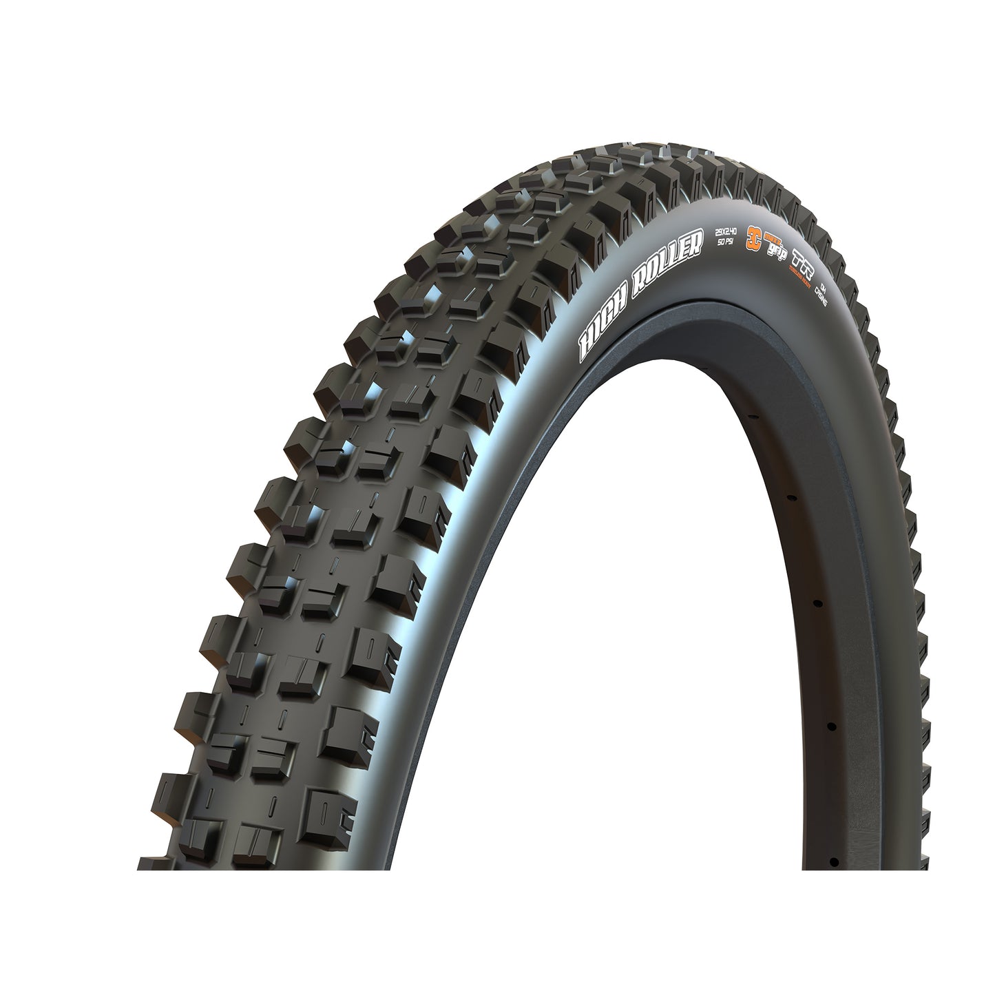 Maxxis High Roller III Tire - 27.5 x 2.4 Tubeless Folding BLK 3C MaxxGrip DH