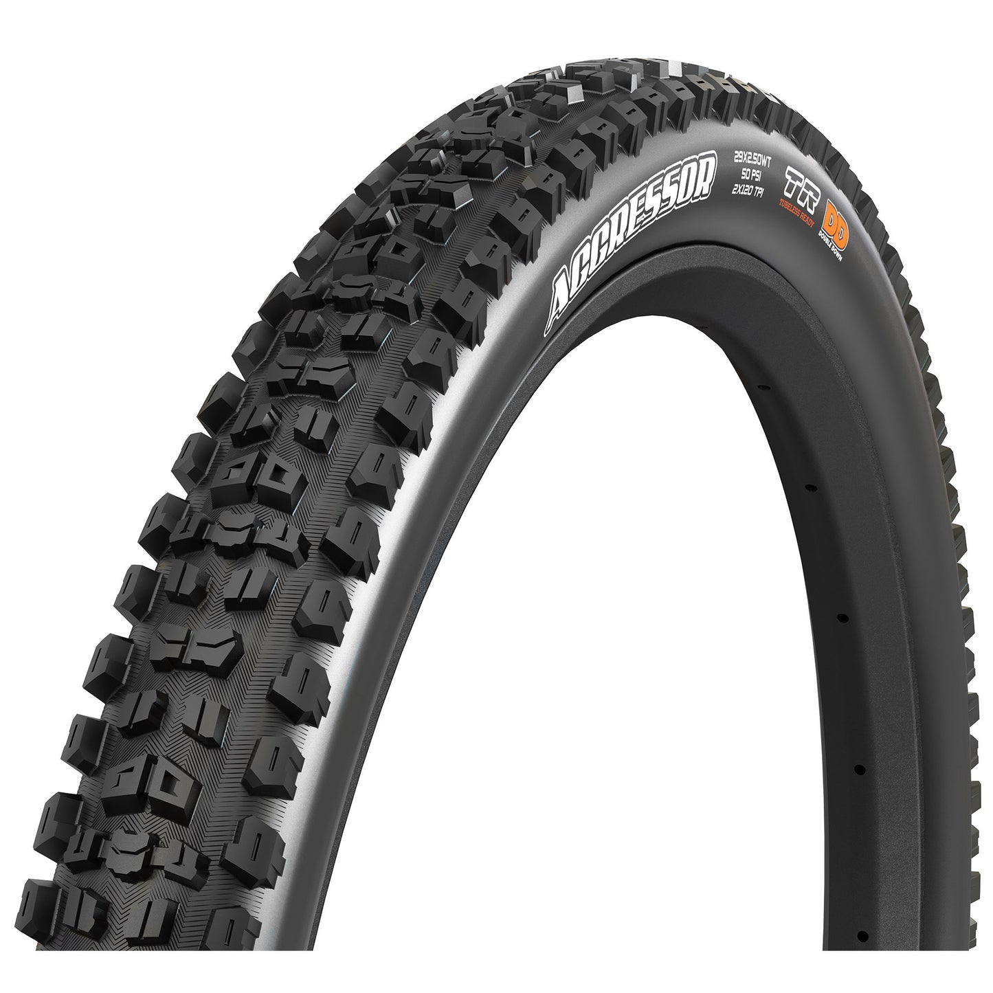 Maxxis Aggressor Tire - 27.5 x 2.5 Tubeless Folding Black Dual DD Wide Trail