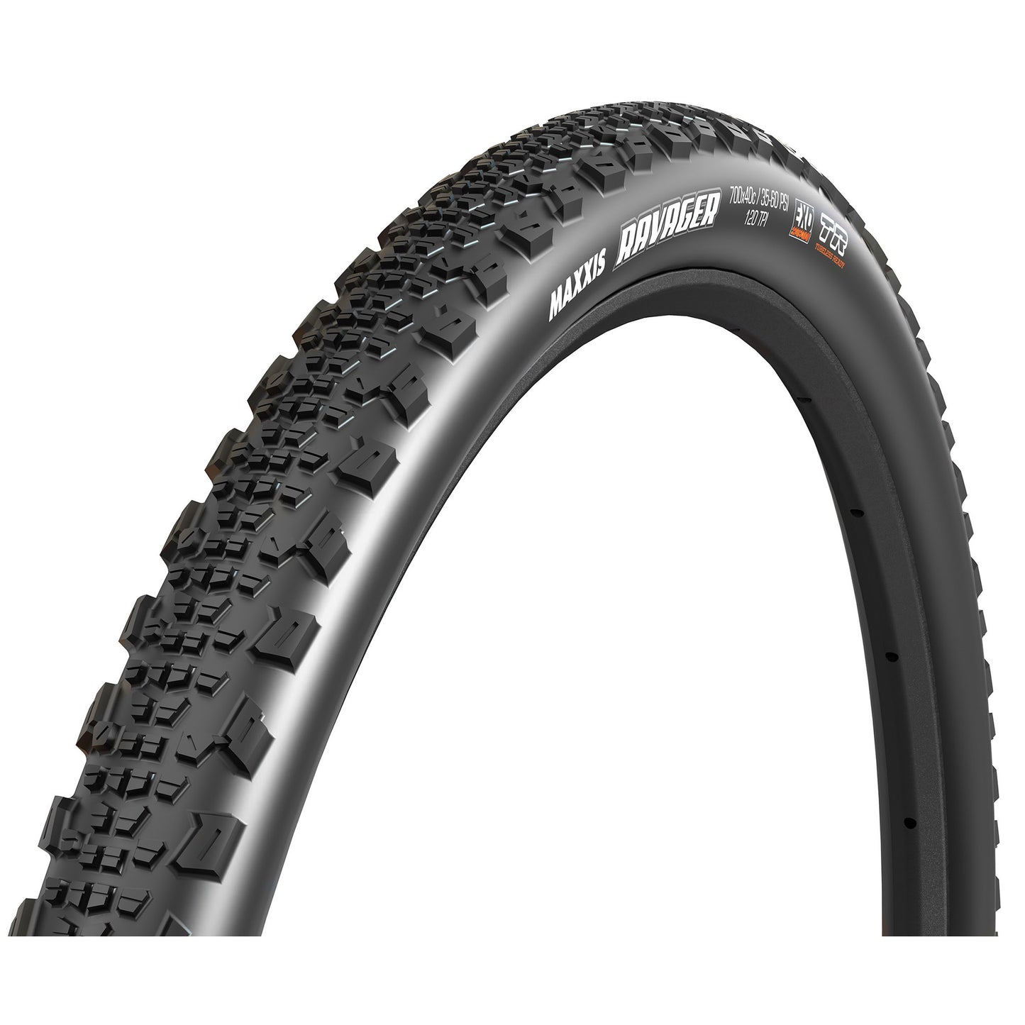 Maxxis Ravager Tire - 700 x 40 Tubeless Folding Black Dual EXO