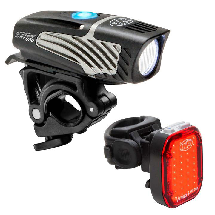NiteRider Lumina Micro 650/Vmax+ Headlight/Taillight Set