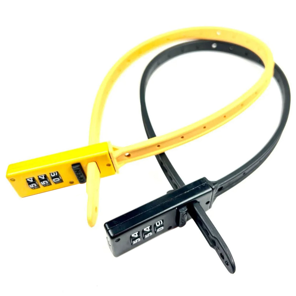 OnGuard ZipLock Combo Lock - Black/Yellow Pack of 2