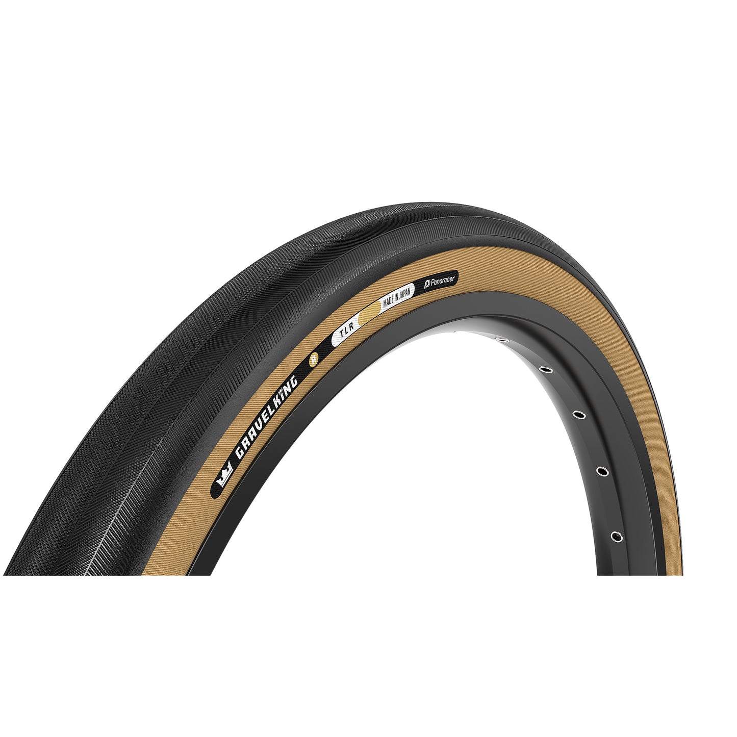 Panaracer GravelKing R Tire - 700 x 35 Tubeless Folding Black/Amber