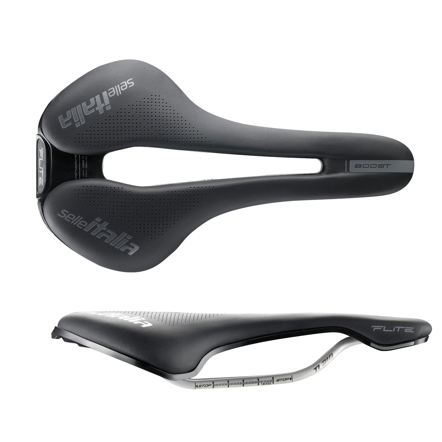 Selle Italia Flite Boost Superflow Large L3 Manga SoftTek Blk