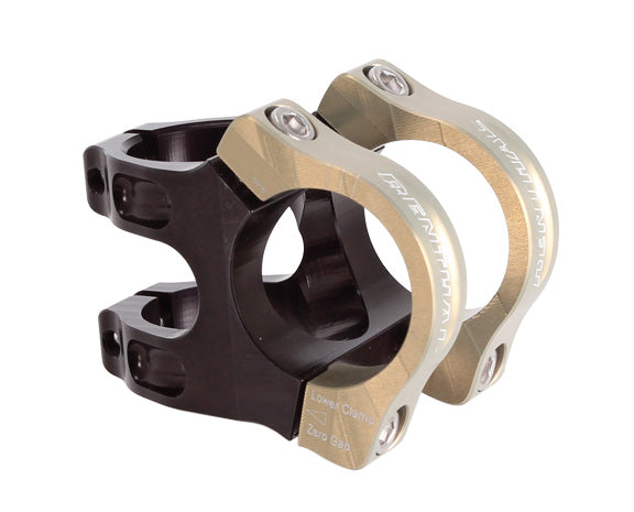 Renthal Apex Stem - 31mm 31.8 Clamp +/-6 1 1/8" Aluminum Black/Gold