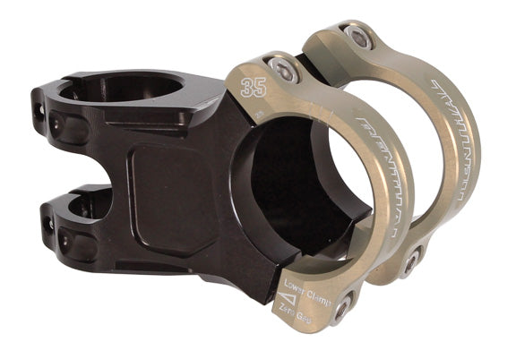 Renthal Apex 35 Stem - 60mm 35 Clamp +/-6 1 1/8" Aluminum Black/Gold