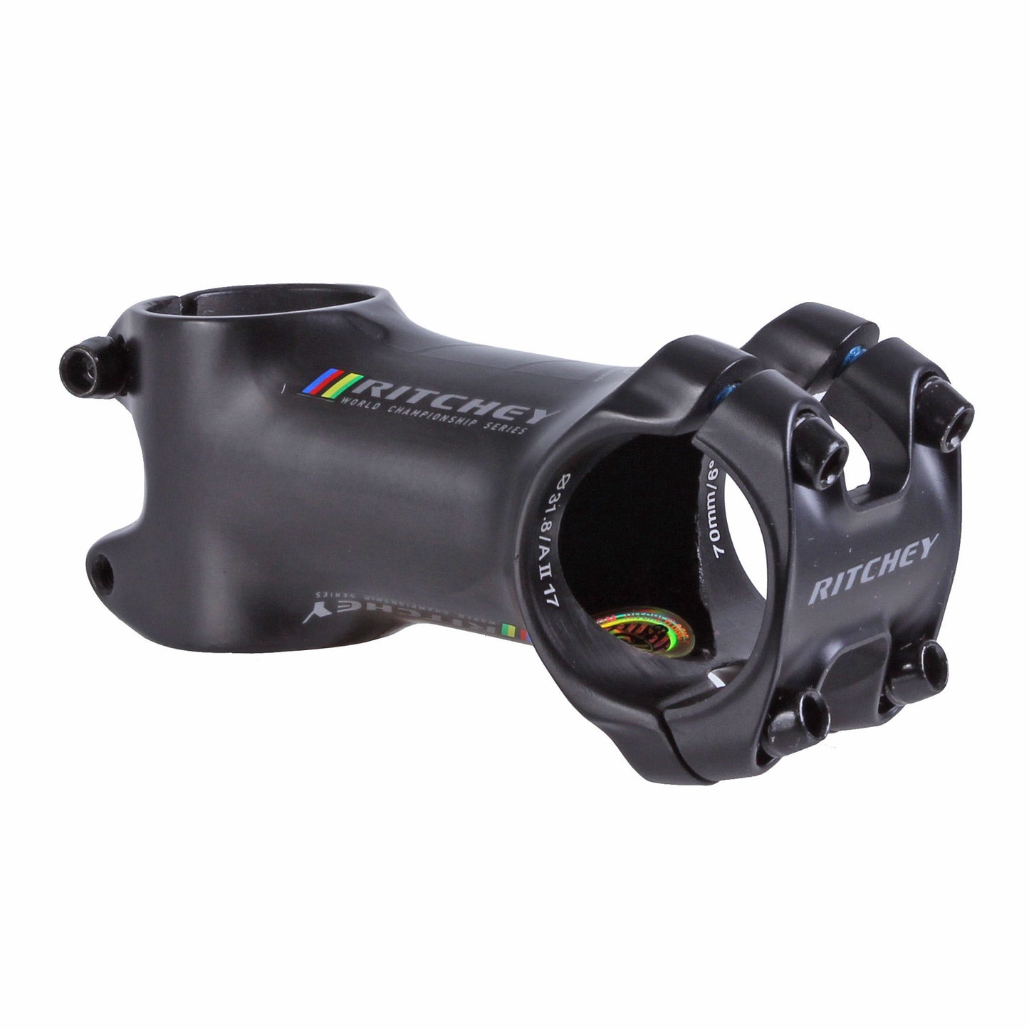 Ritchey WCS Carbon Matrix C220 Stem - 70mm 31.8 Clamp -6 1 1/8" Carbon Black