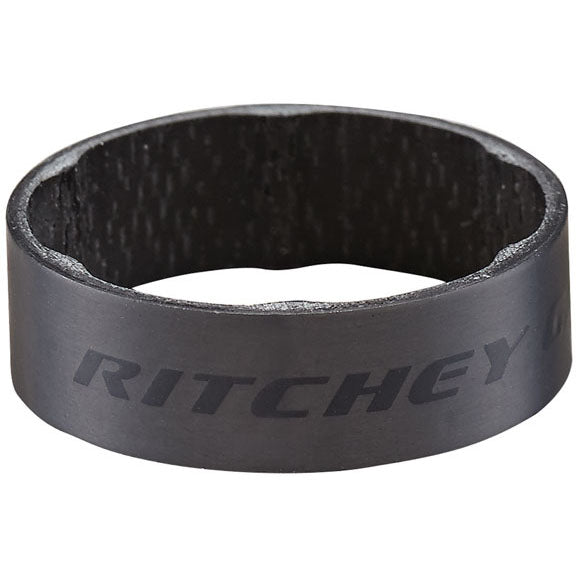 Ritchey WCS Carbon Headset Spacers 1-1/8 10mm Black 2-pack