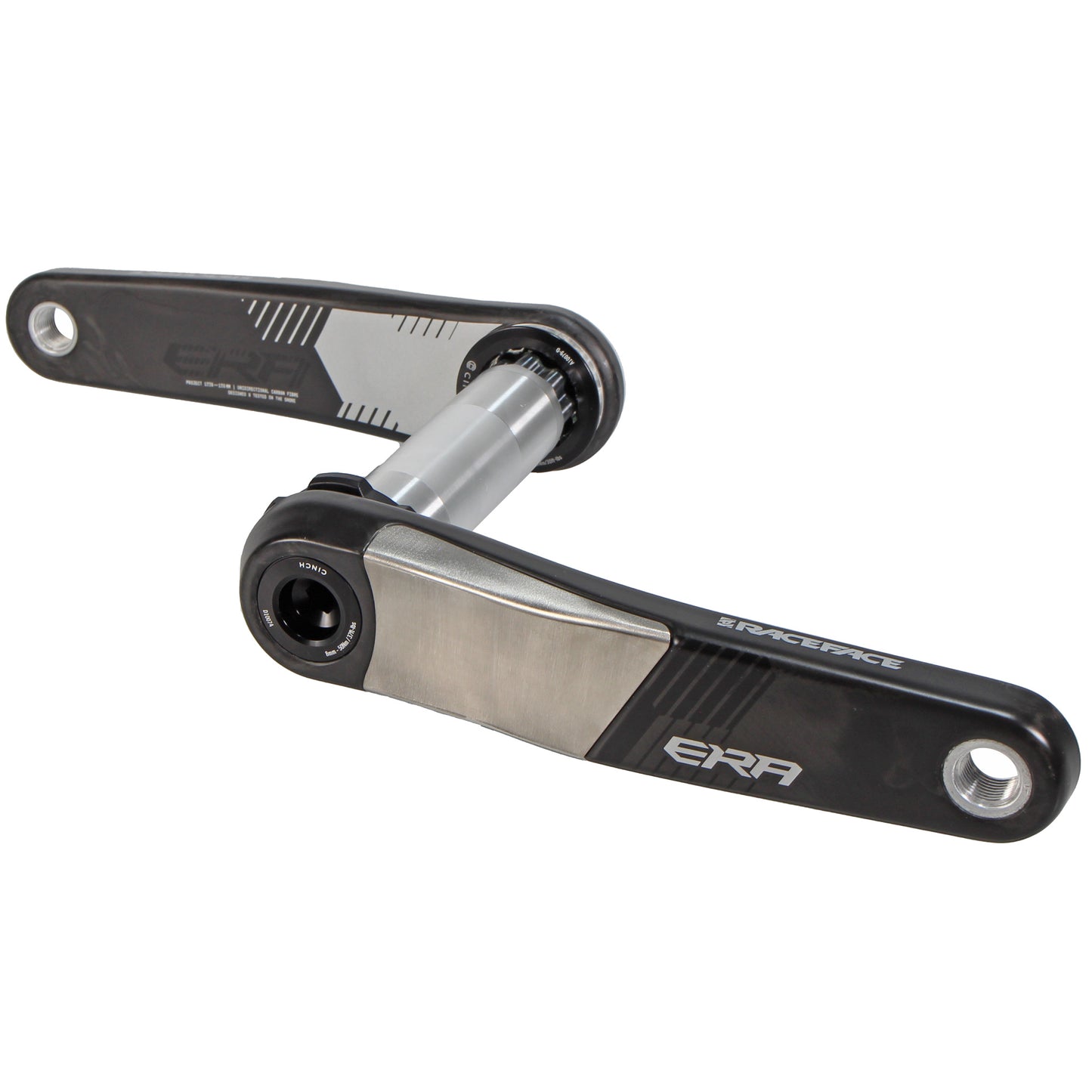 RaceFace Era Crankset - 165mm Direct Mount 136mm Spindle CINCH Interface Carbon BLK