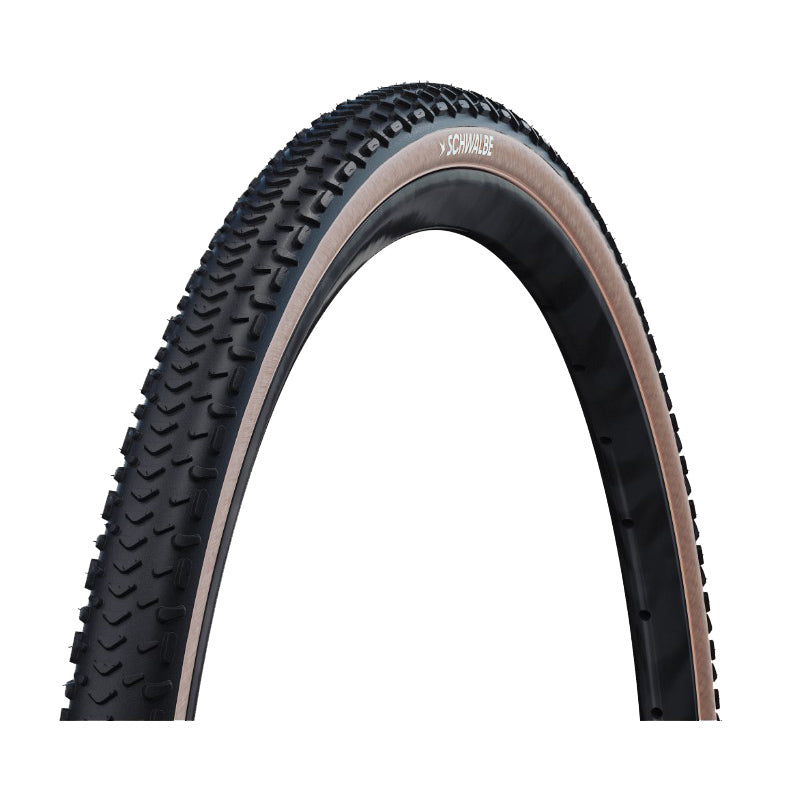 Schwalbe G-One RX Tire - 700 x 45 Tubeless Folding BLK/Transparent Evolution Line Pro Addix Race