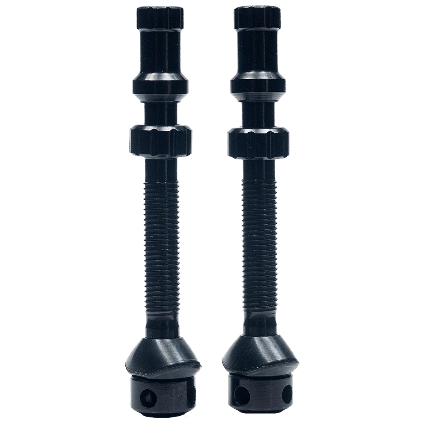 Stan's Tubeless Universal+ Valve Stems - Alloy Medium Black Pair