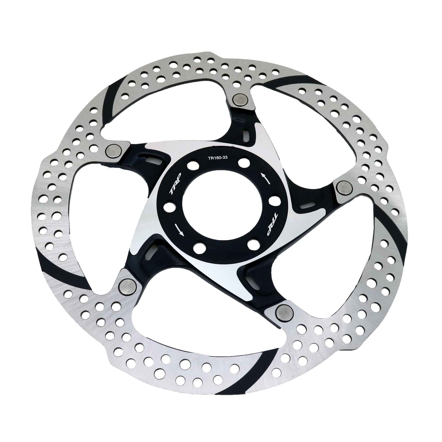 TRP-33 Disc Brake Rotor - 140mm 6-Bolt 1.8mm Silver/Black