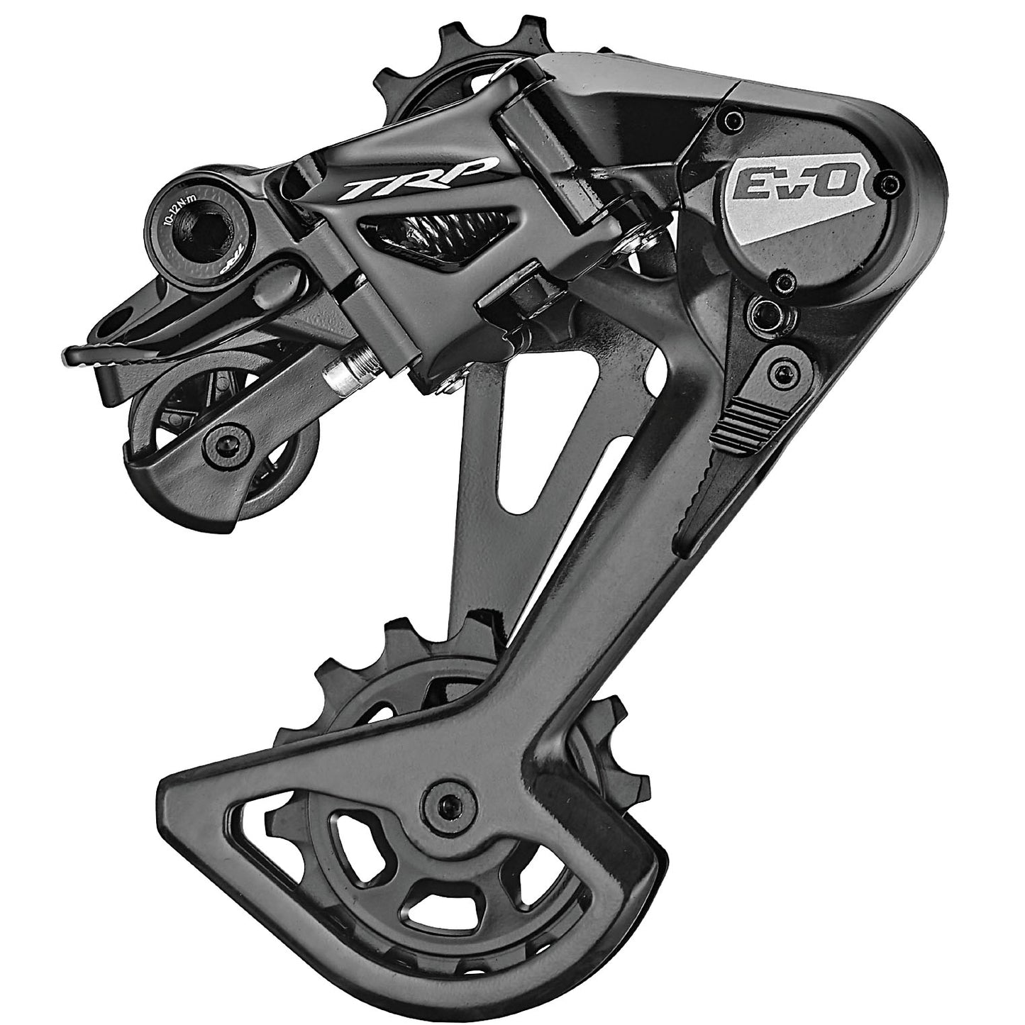 TRP RD-M9050-L EVO12 Rear Derailleur - 12-Speed Long Cage 52t Max Clutched Carbon Outer Cage BLK/Silver