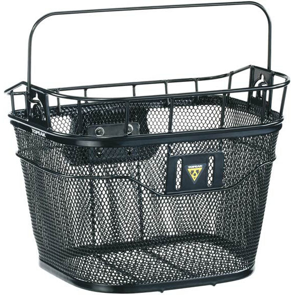 Topeak Front Basket with Fixer 3 Handlebar Bracket: Black