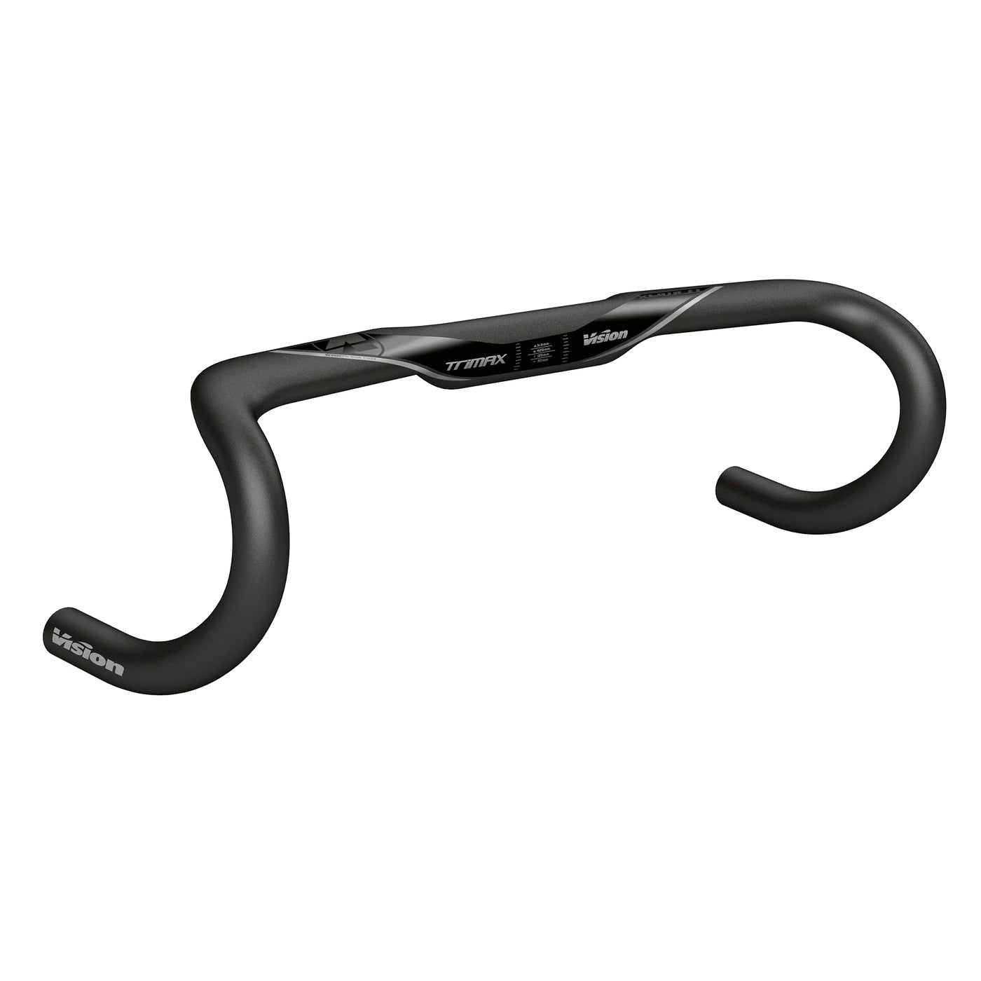 Vision TriMax Alloy Aero Handlebar 31.8mm Clamp Diameter 420mm Width Aero Road Profile – Alloy