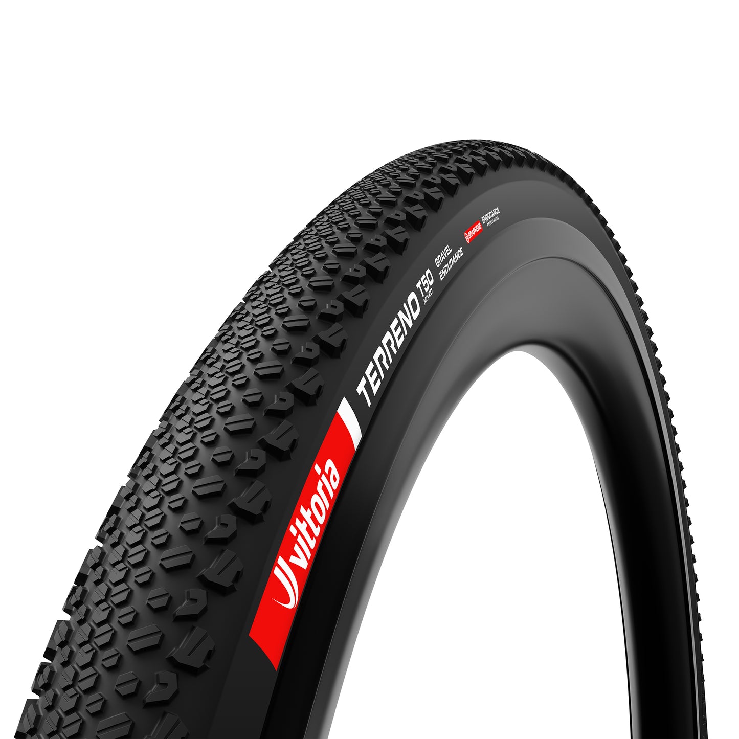 Vittoria Terreno T50 Mixed Tire - 700 x 40 Tubeless Folding BLK Gravel Endurance Graphene G2.0