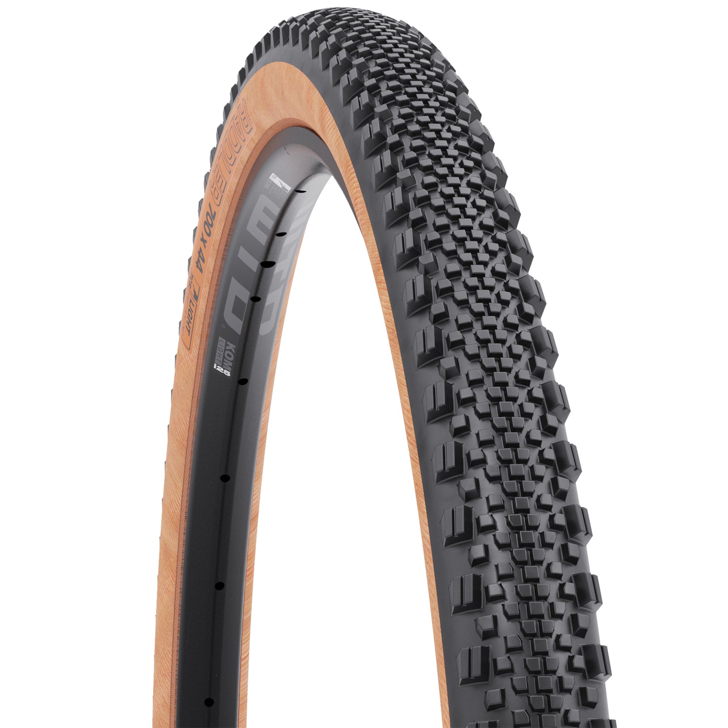 WTB Raddler Tire - 700 x 44 TCS Tubeless Folding Tan Light Fast Rolling SG2