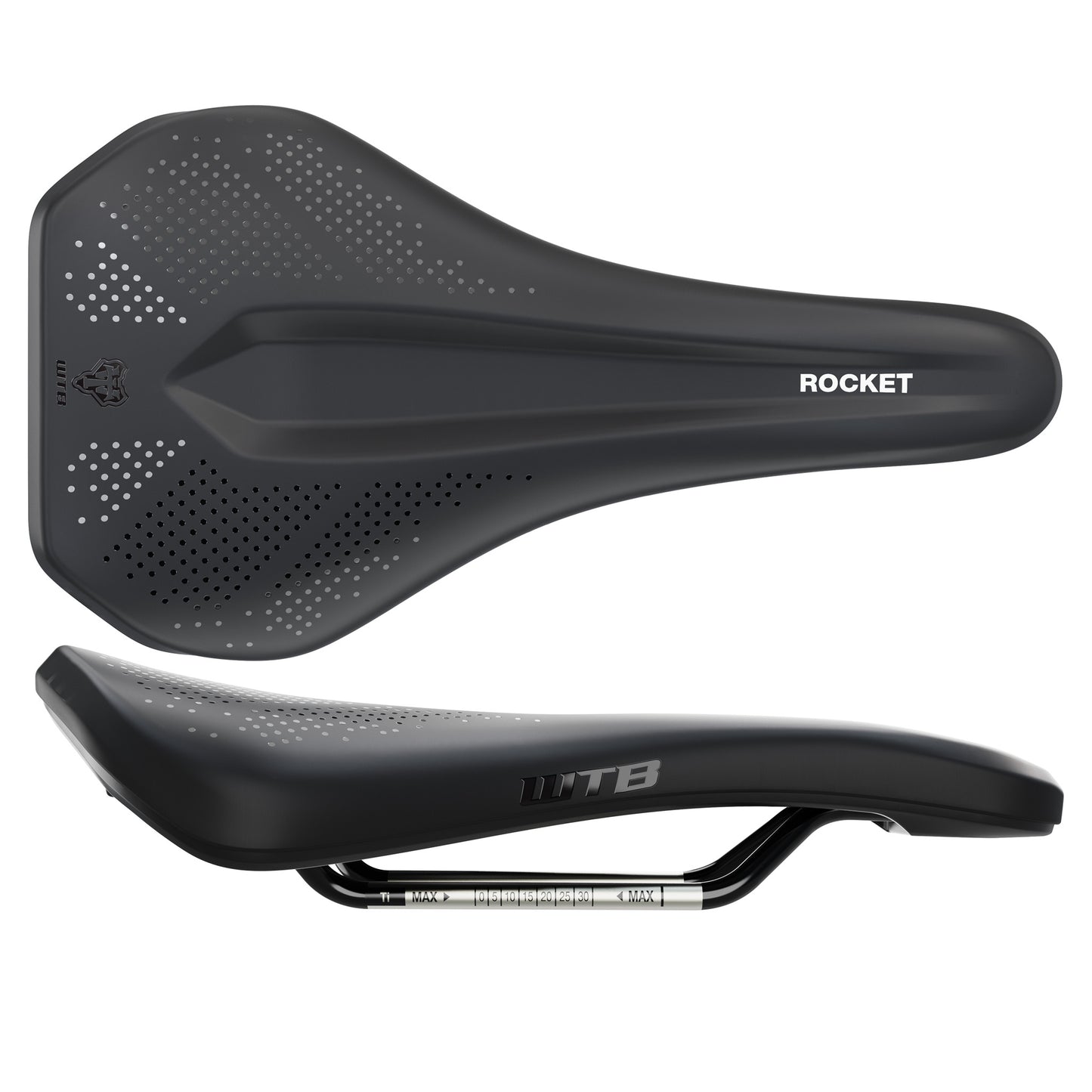 WTB Rocket Saddle - Titanium Black Medium Fusion Form